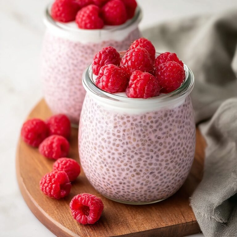 Delicious Vanilla Raspberry Chia Pudding for a Dreamy Breakfast Recipe