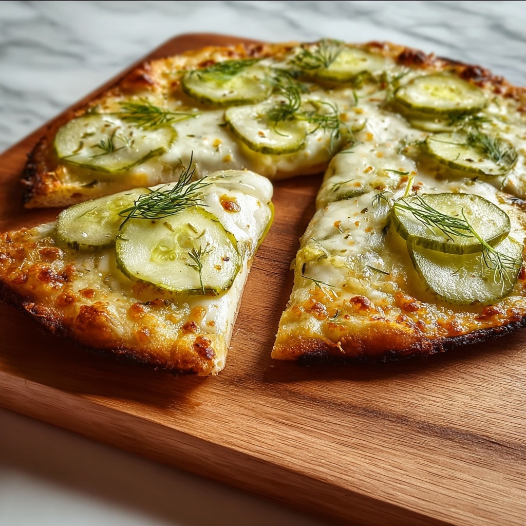 Dill Pickle Pizza: A Tangy Twist to Your Pizza Night Recipe - Recipe Image