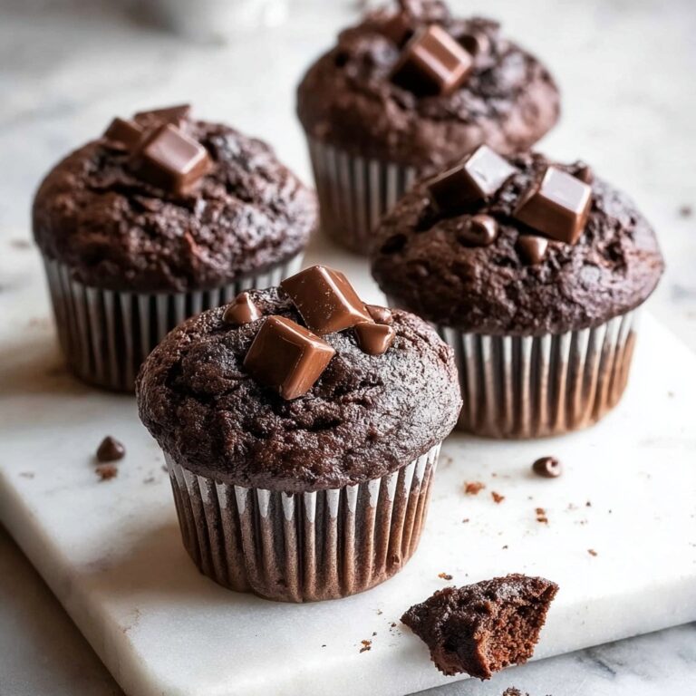 Decadent Double Chocolate Chip Muffins for Pure Bliss Recipe