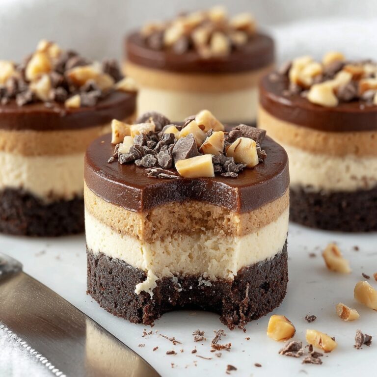 Chocolate Peanut Butter Mini Cheesecakes Recipe