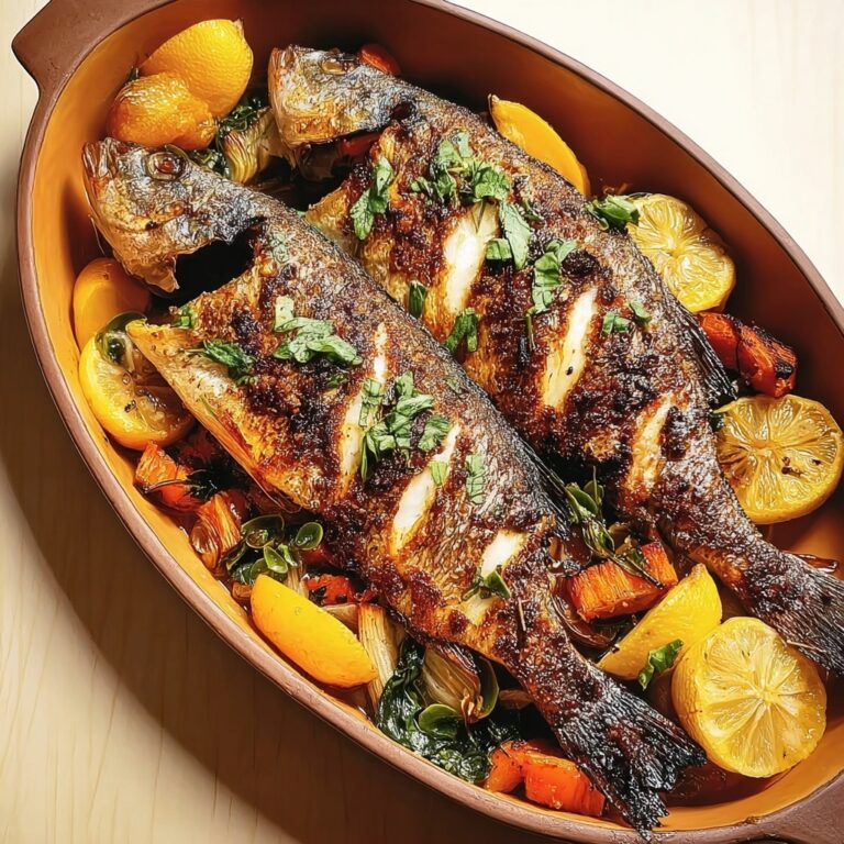 Flavorsome Roasted Whole Fish with Fresh Herbs Recipe