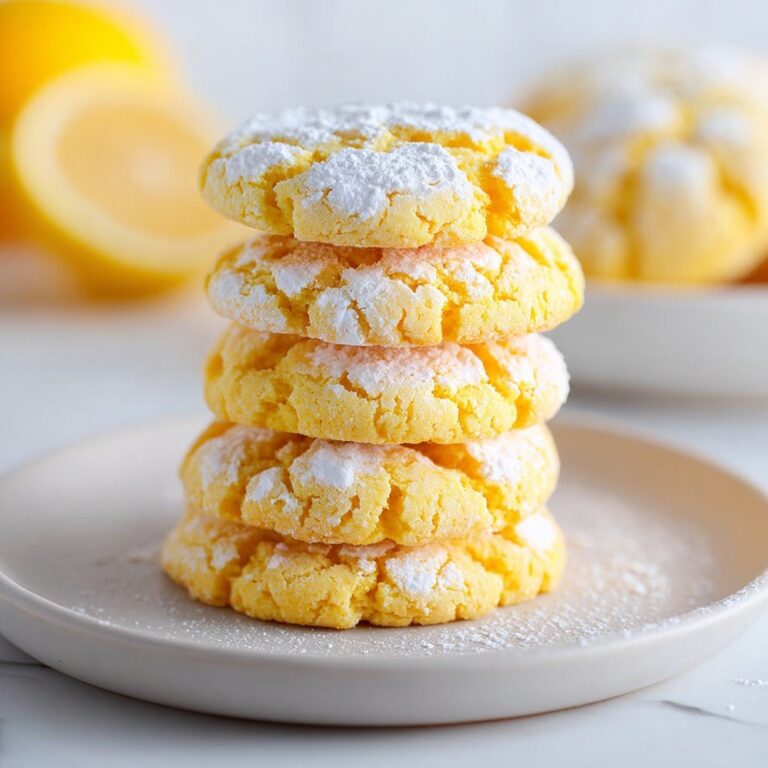Irresistible Lemon Crinkle Cookies Recipe