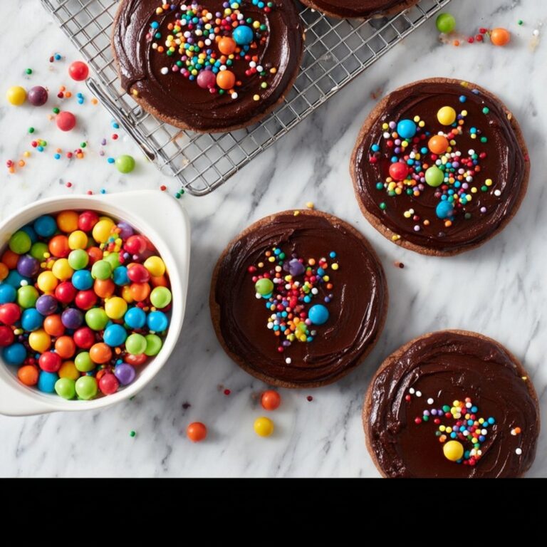 Cosmic Brownie Cookies – Soft, Fudgy & Colorful Treats Recipe