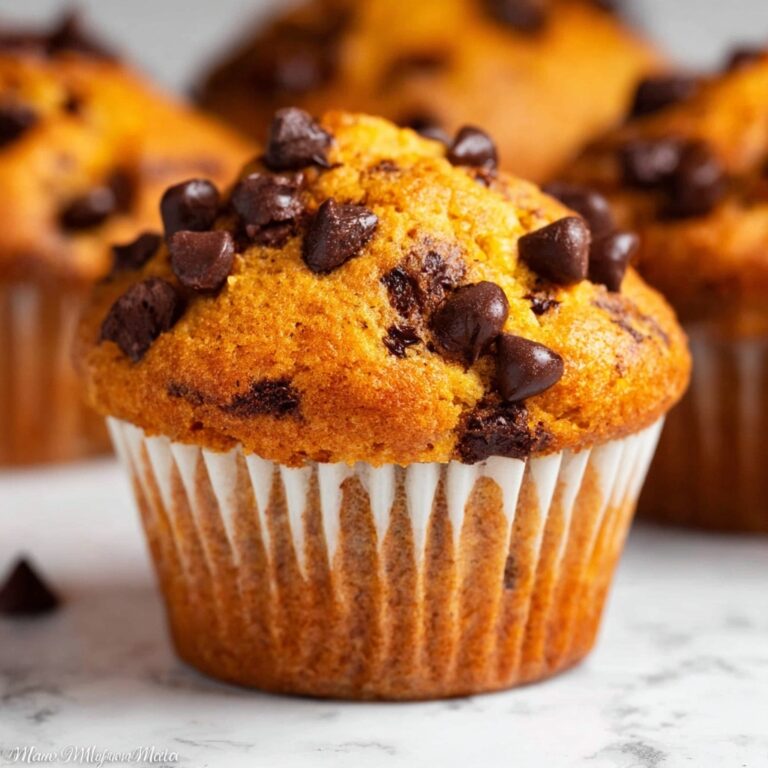 Pumpkin Chocolate Chip Muffins Recipe