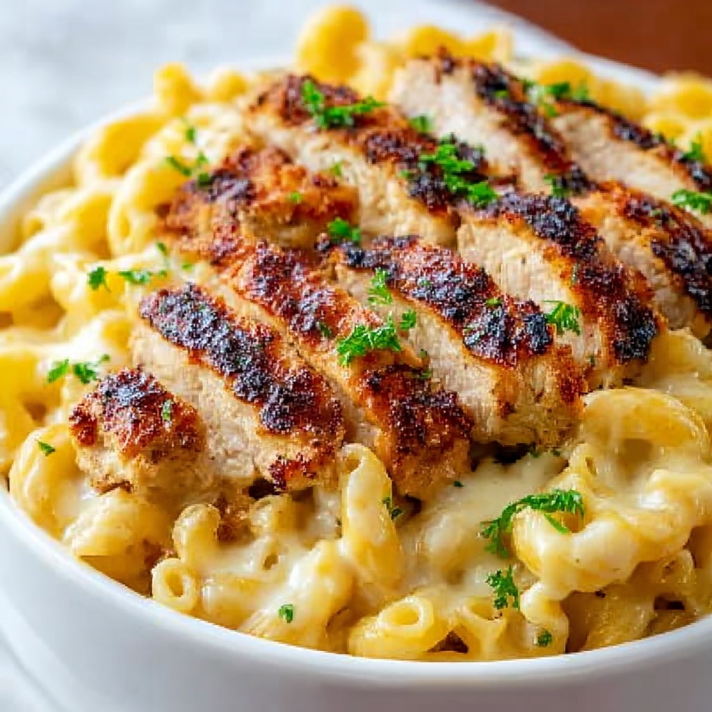 BBQ Chicken Mac and Cheese Recipe - Recipe Image