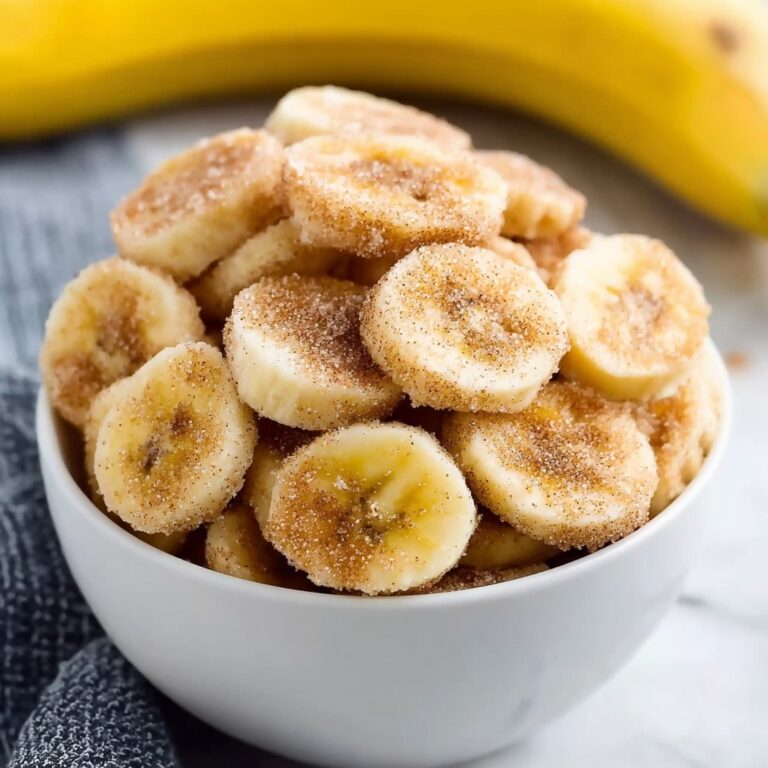 Cinnamon-Sugar Air Fryer Banana Chips Recipe