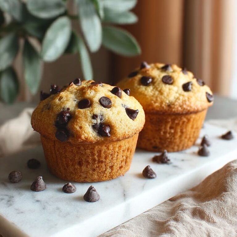 Vegan Chocolate Chip Muffins Recipe