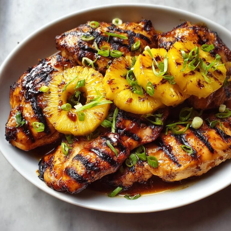 Grilled Aloha Chicken and Pineapple Recipe