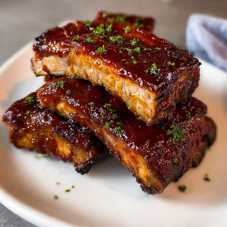 BBQ Ribs with Smoky Honey Sauce Recipe