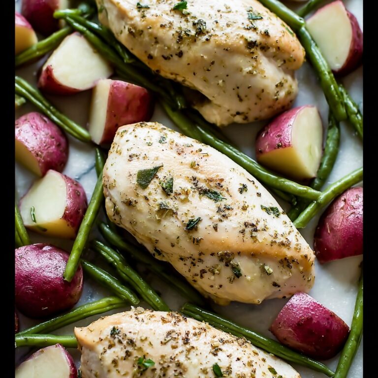 One Pan Ranch Chicken and Vegetables Recipe