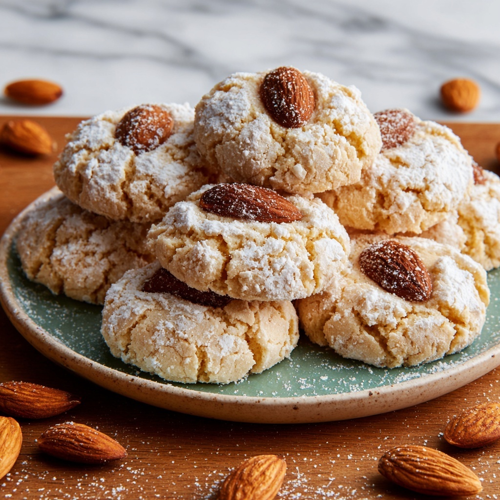 Almond Cookies: Discover the Crunchy Delight Recipe - Recipe Image
