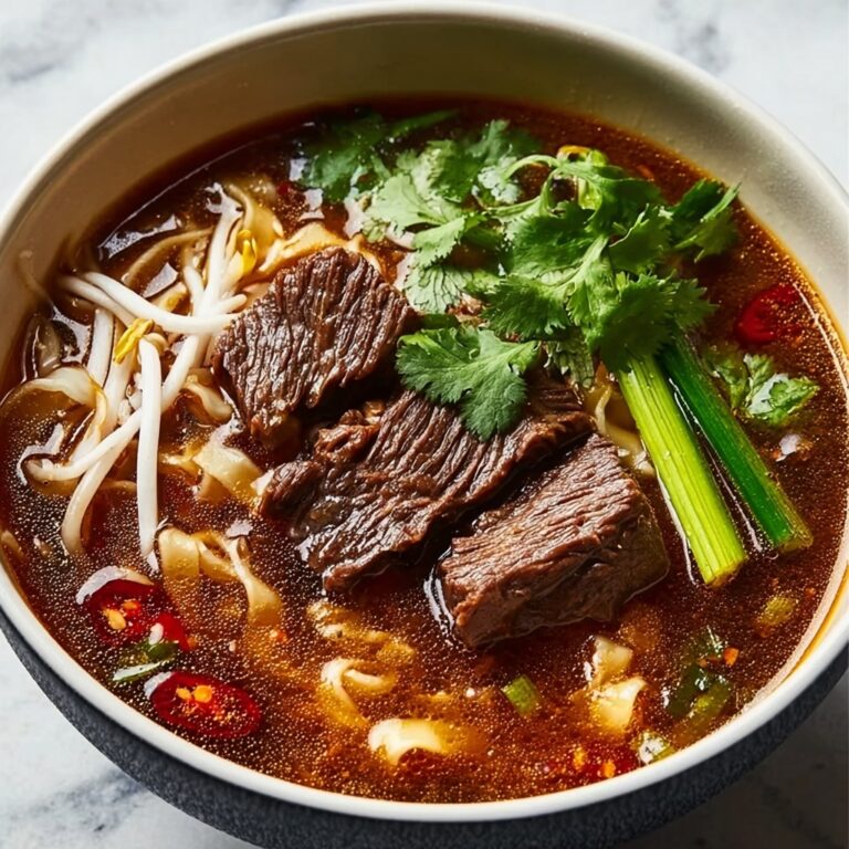 Satay Beef Noodle Soup Recipe