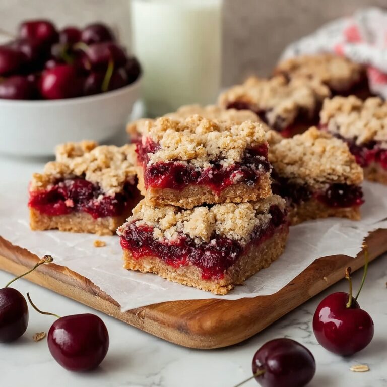 Cherry Crumble Bars Recipe