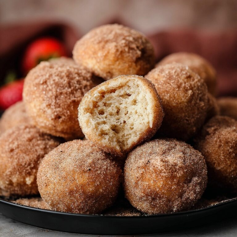 Mini Baked Cinnamon Sugar Donut Bites Recipe