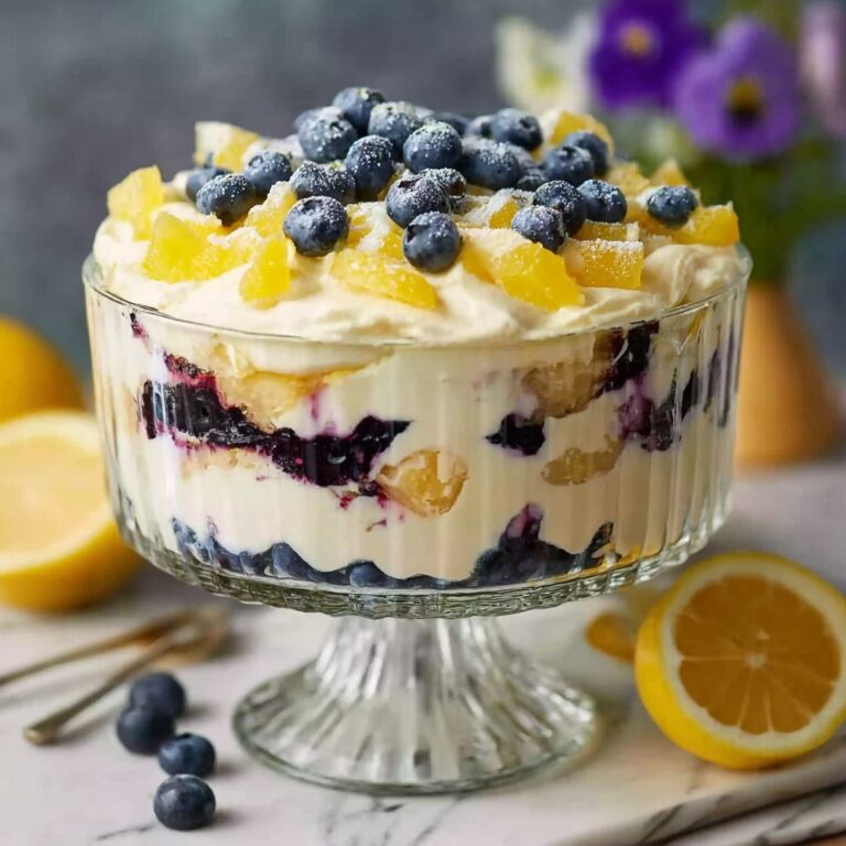 Lemon Blueberry Trifle Recipe