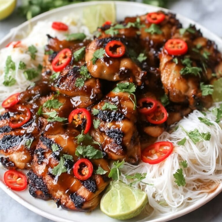 Grilled Vietnamese Lemongrass Chicken Recipe
