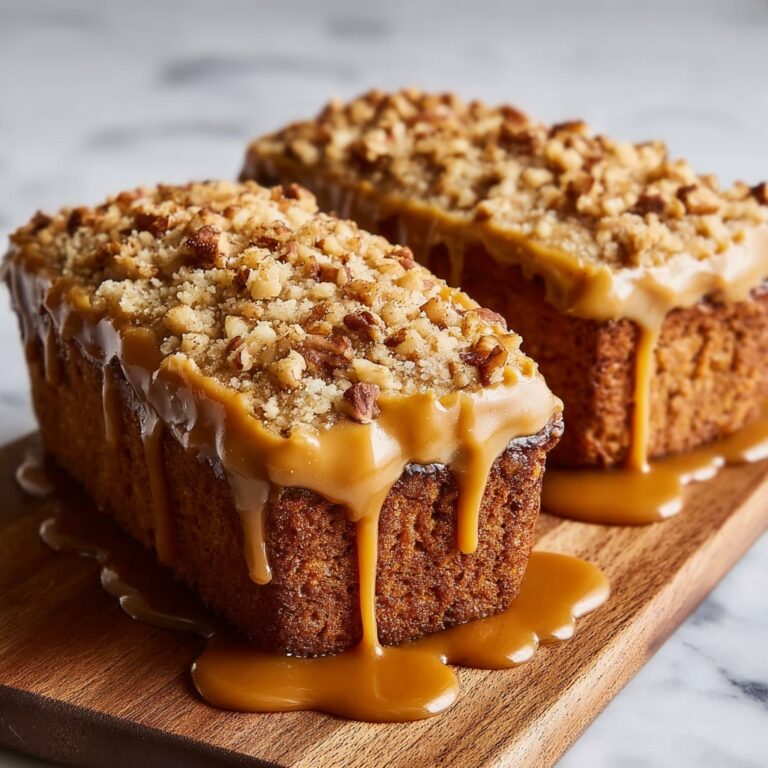 Caramelized Banana Bread with Dulce de Leche Glaze Recipe
