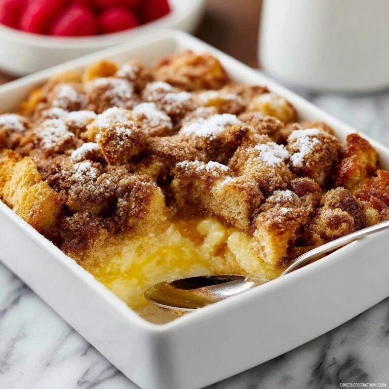 Baked French Toast with Blueberry Topping and Cinnamon Streusel Recipe
