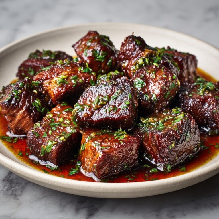 Black Garlic Butter Steak Bites Recipe
