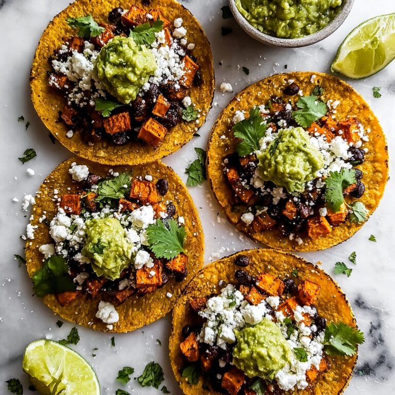 Crispy Chipotle Sweet Potato Tacos with Lime Crema Recipe
