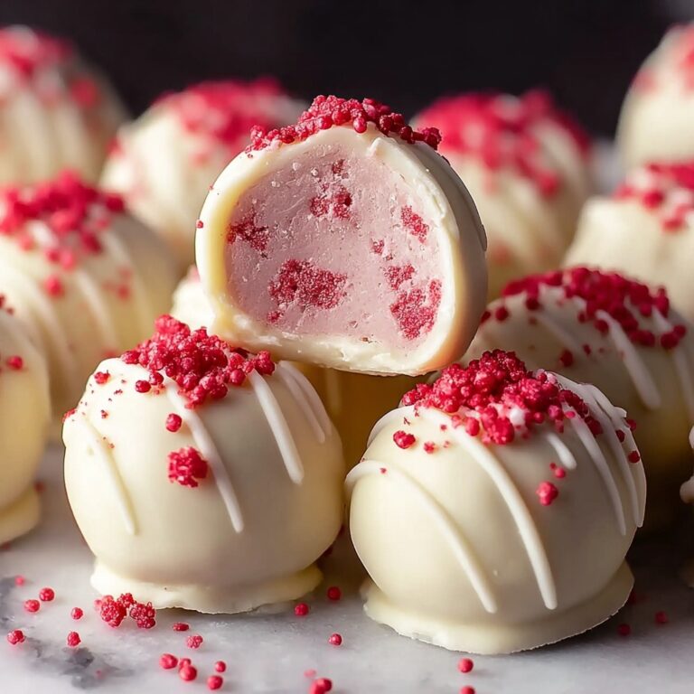 White Chocolate Strawberry Truffles Recipe