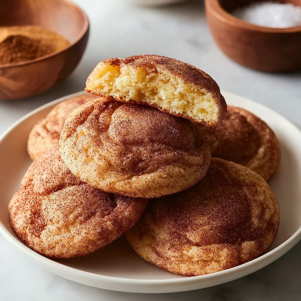 Soft Chewy Cinnamon Snickerdoodles Recipe - Recipe Image