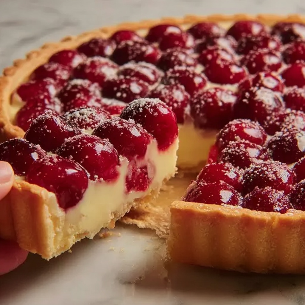 Cranberry Frangipane Tart Recipe - Recipe Image