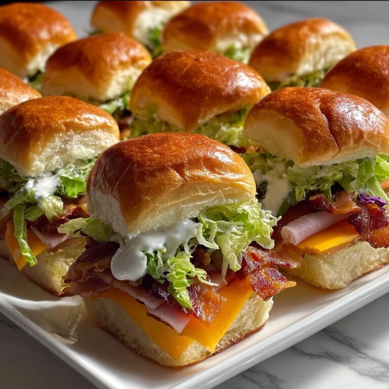 Chopped Club Sliders Recipe