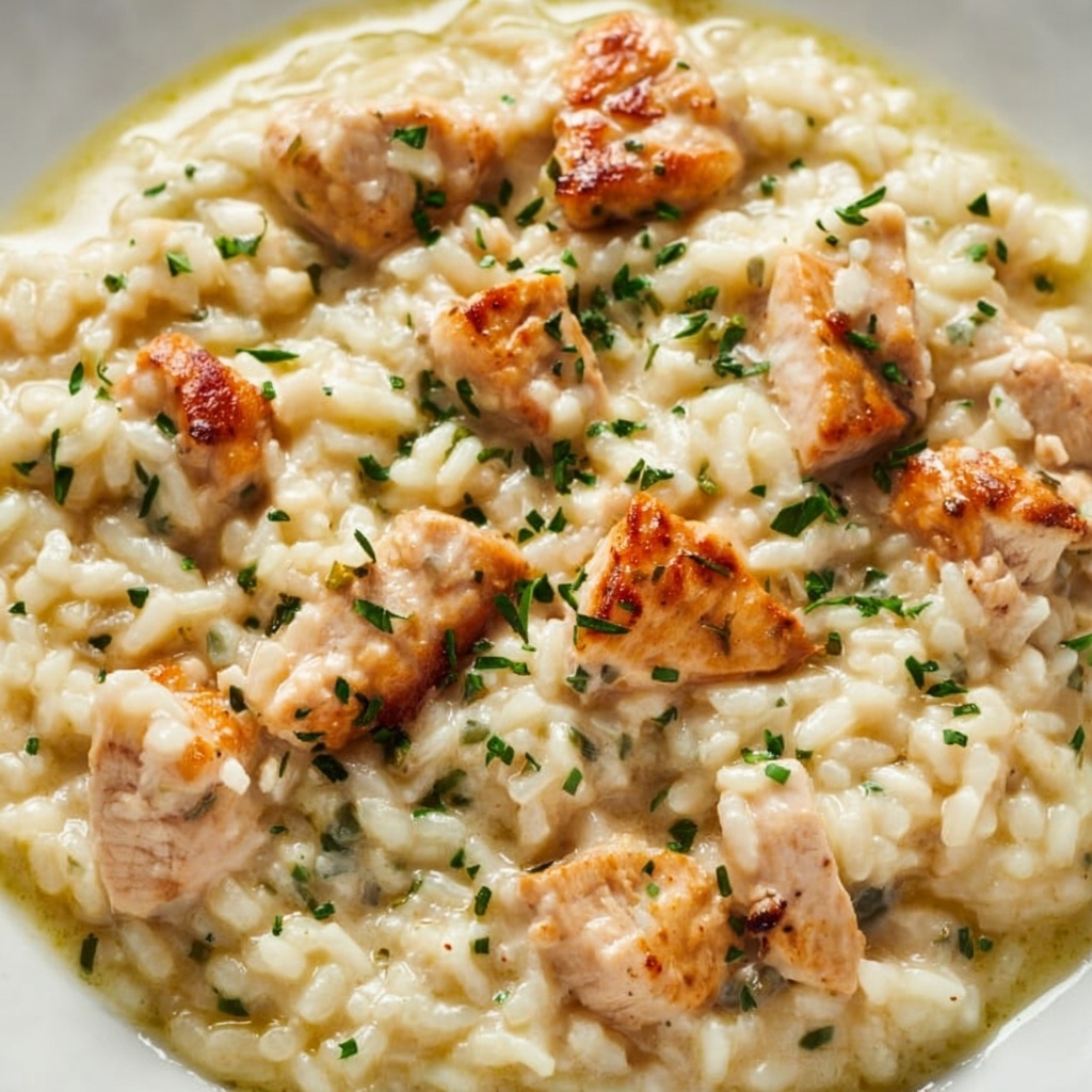 Creamy Parmesan One-Pot Chicken and Rice Recipe - Recipe Image