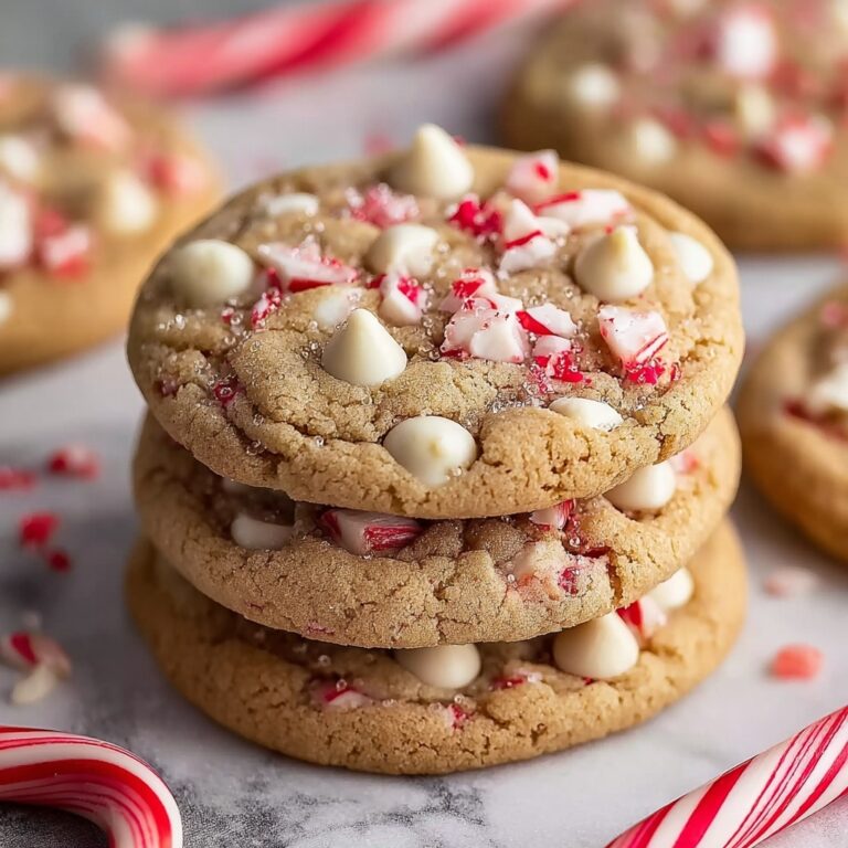 White Chocolate Candy Cane Cookies Recipe