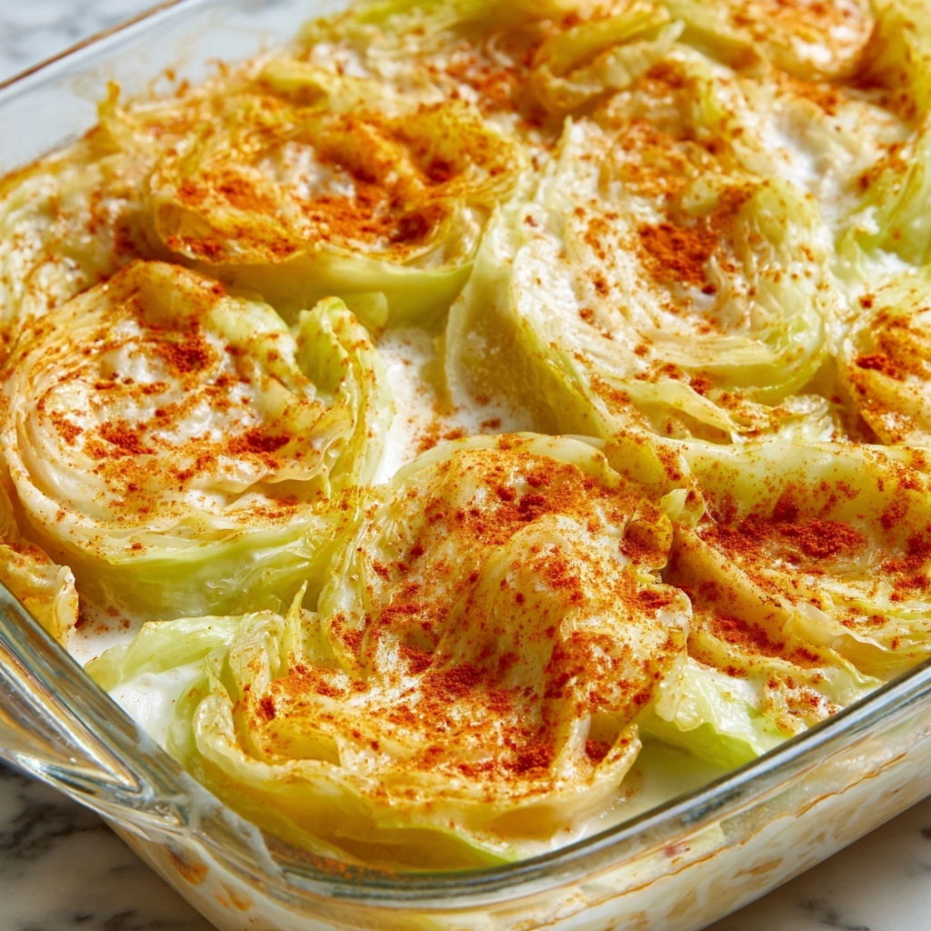 Escalloped Cabbage with Cheddar and Mozzarella Recipe - Recipe Image