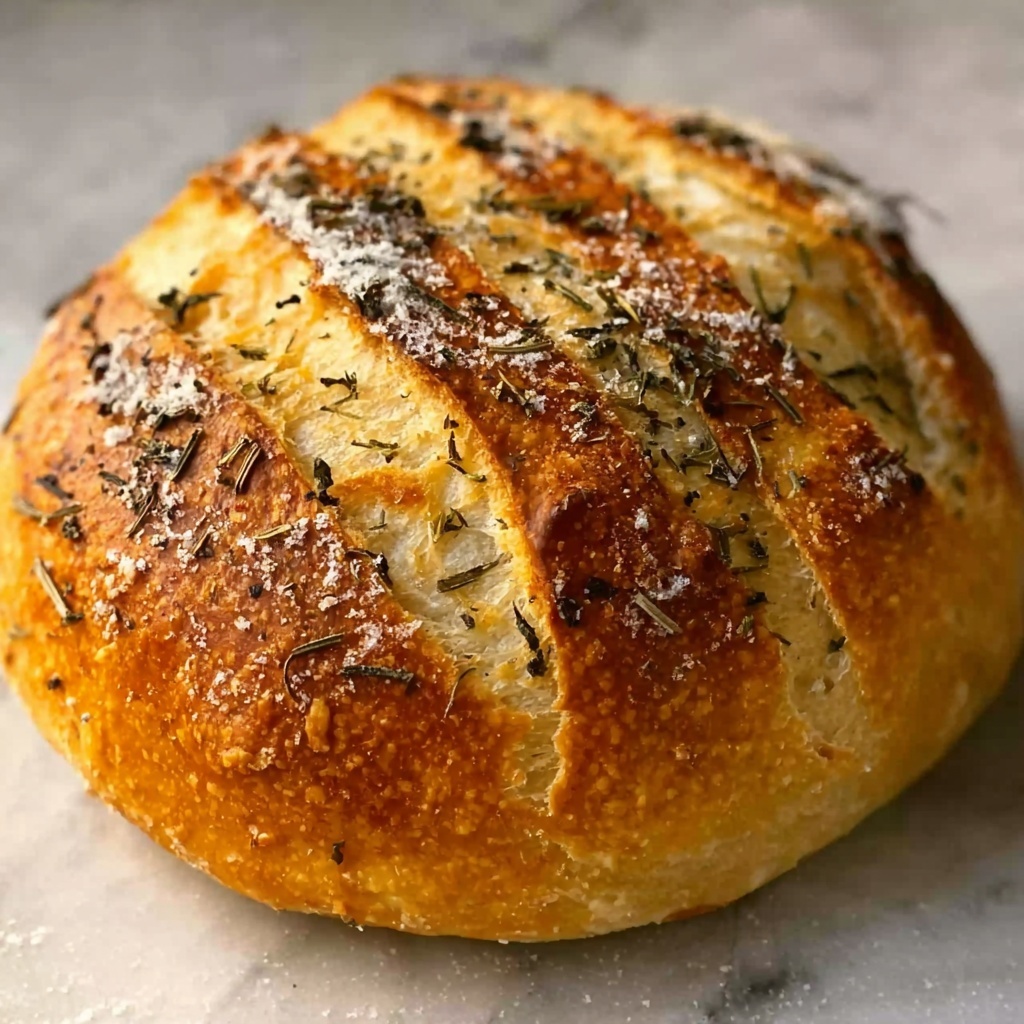 Garlic Parmesan Herb Bread Recipe - Recipe Image