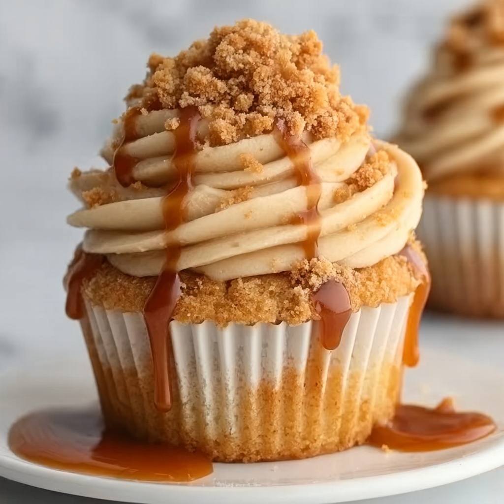 Churro Caramel Crunch Cupcakes Recipe - Recipe Image
