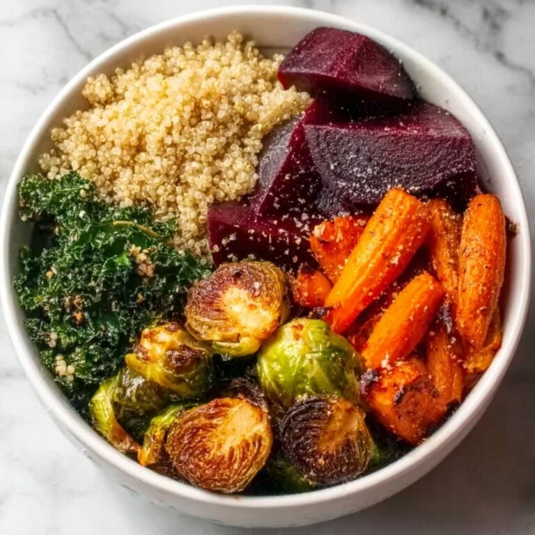 Autumn Grain Bowl with Roasted Vegetables Recipe