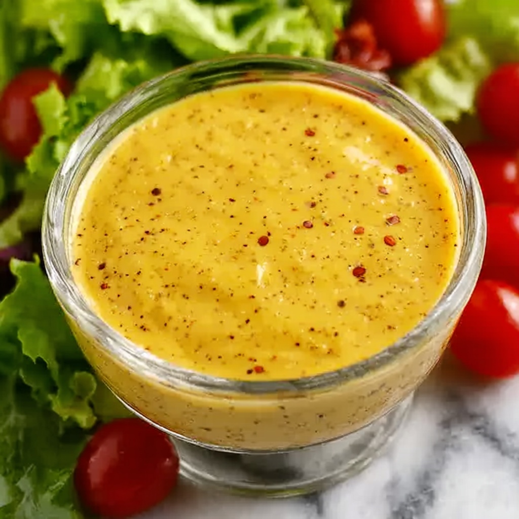 Homemade Honey Mustard Dressing Recipe - Recipe Image