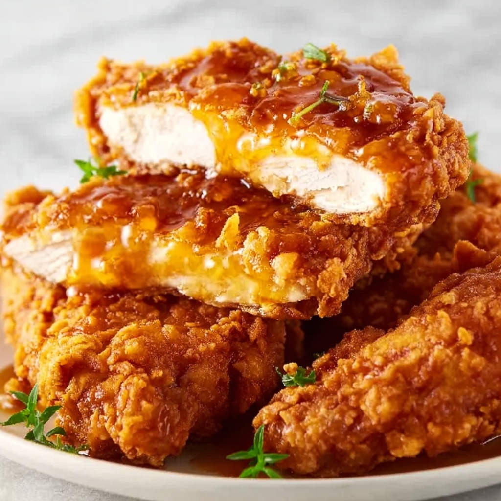 Double Crunch Honey Garlic Chicken Recipe - Recipe Image