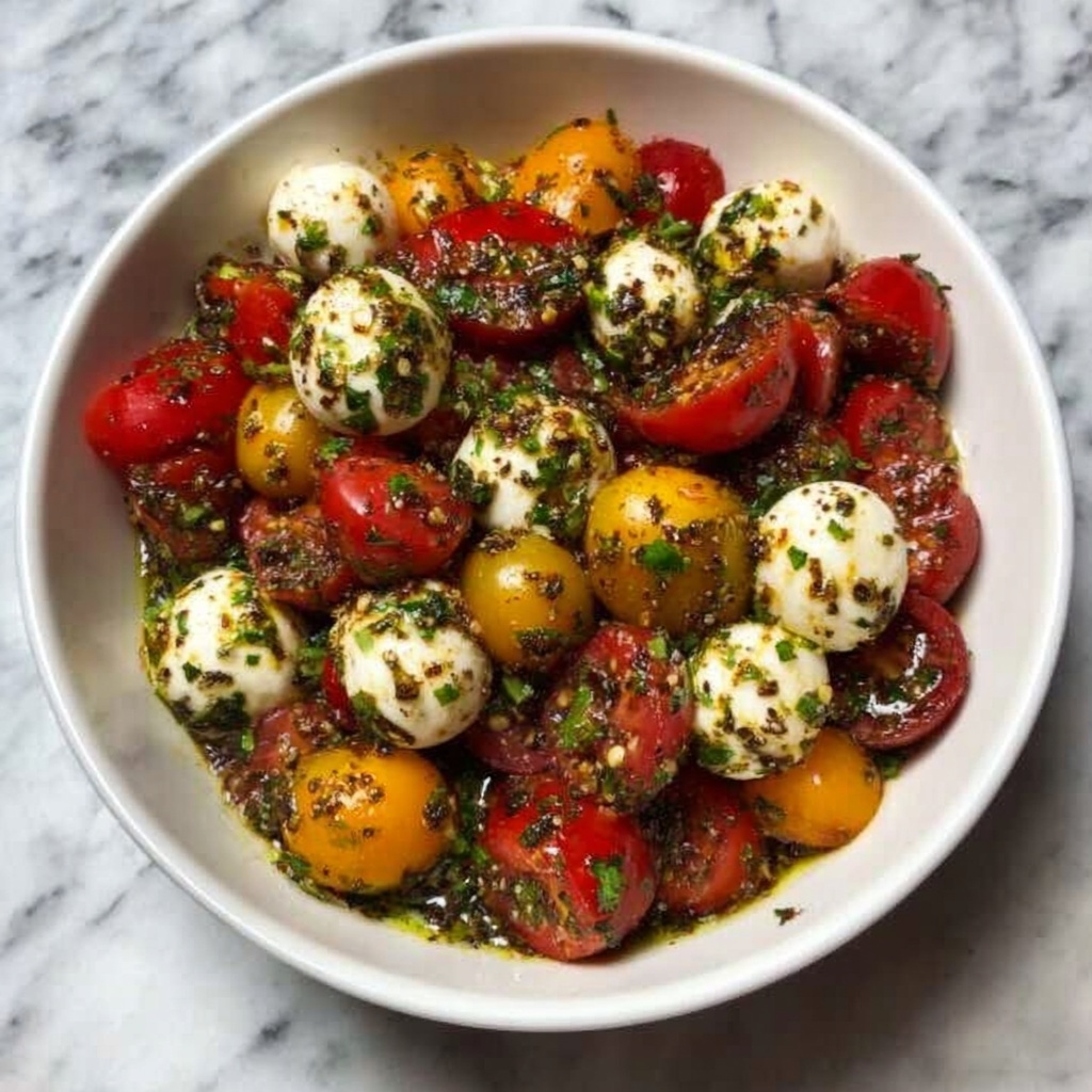 Bruschetta Pasta Salad Recipe - Recipe Image