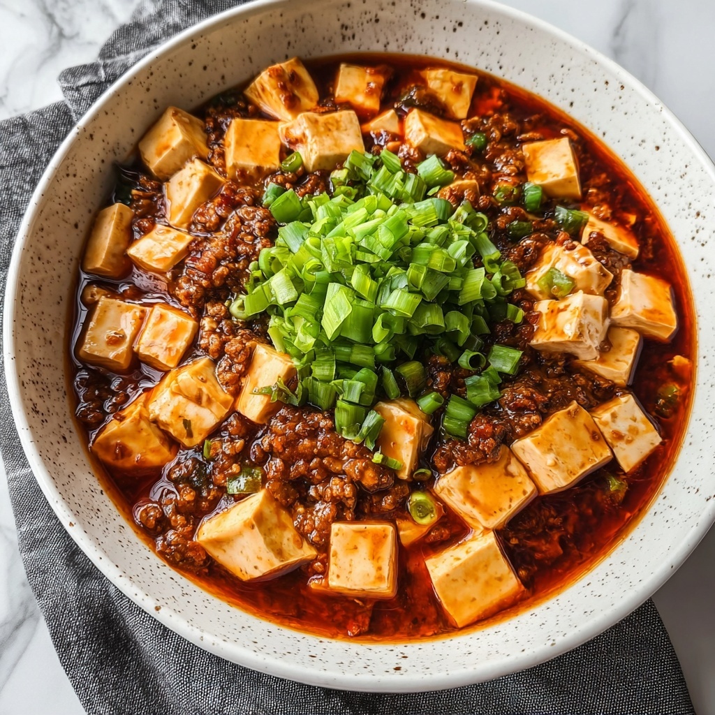 Savory Mapo Tofu: A Homemade Comforting Delight Recipe - Recipe Image