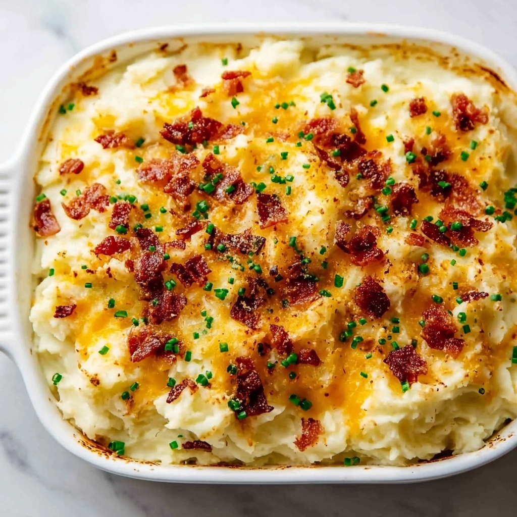 Loaded Cauliflower Casserole with Bacon and Cheddar Recipe - Recipe Image